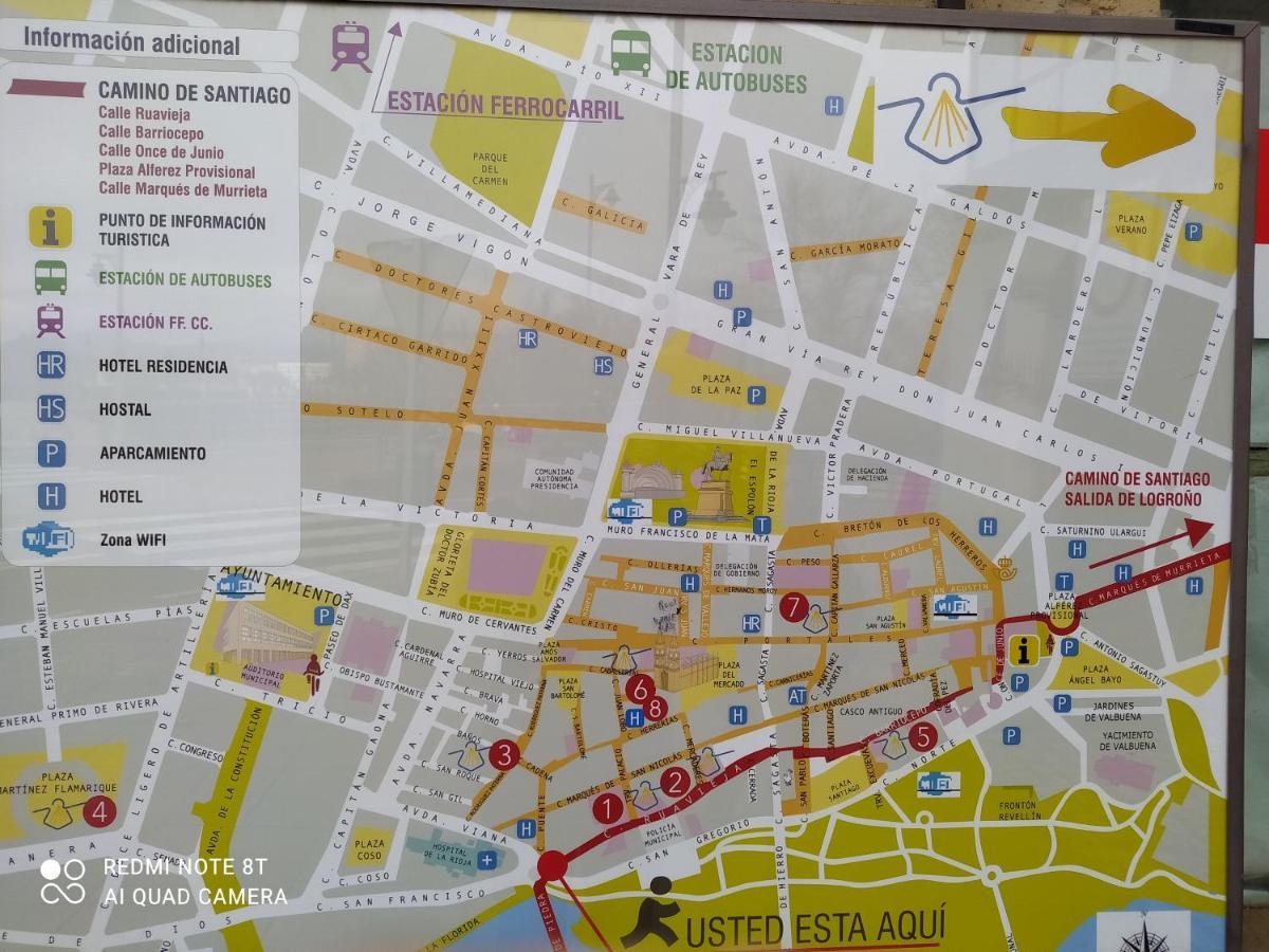 Gonzalo De Berceo 15 " Calidad-Sobrio" And " Free Private Parking " Lejlighed Logroño Eksteriør billede
